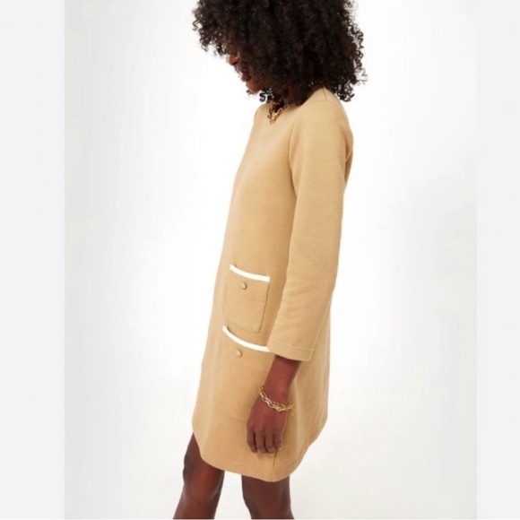 Tuckernuck Francoise mini dress Croissant. NWT. Reduced for faint make-up mark. - Picture 2 of 7